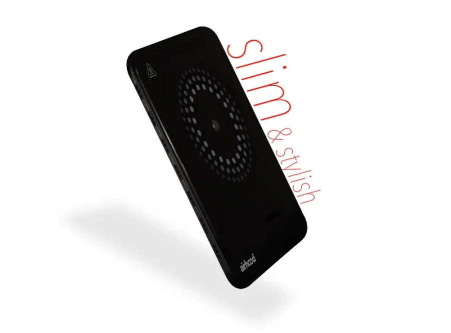 AirHood Draagbare Superdunne Inductiekookplaat | 2000 Watt | 1 kookzone | 10 standen - Afbeelding 4