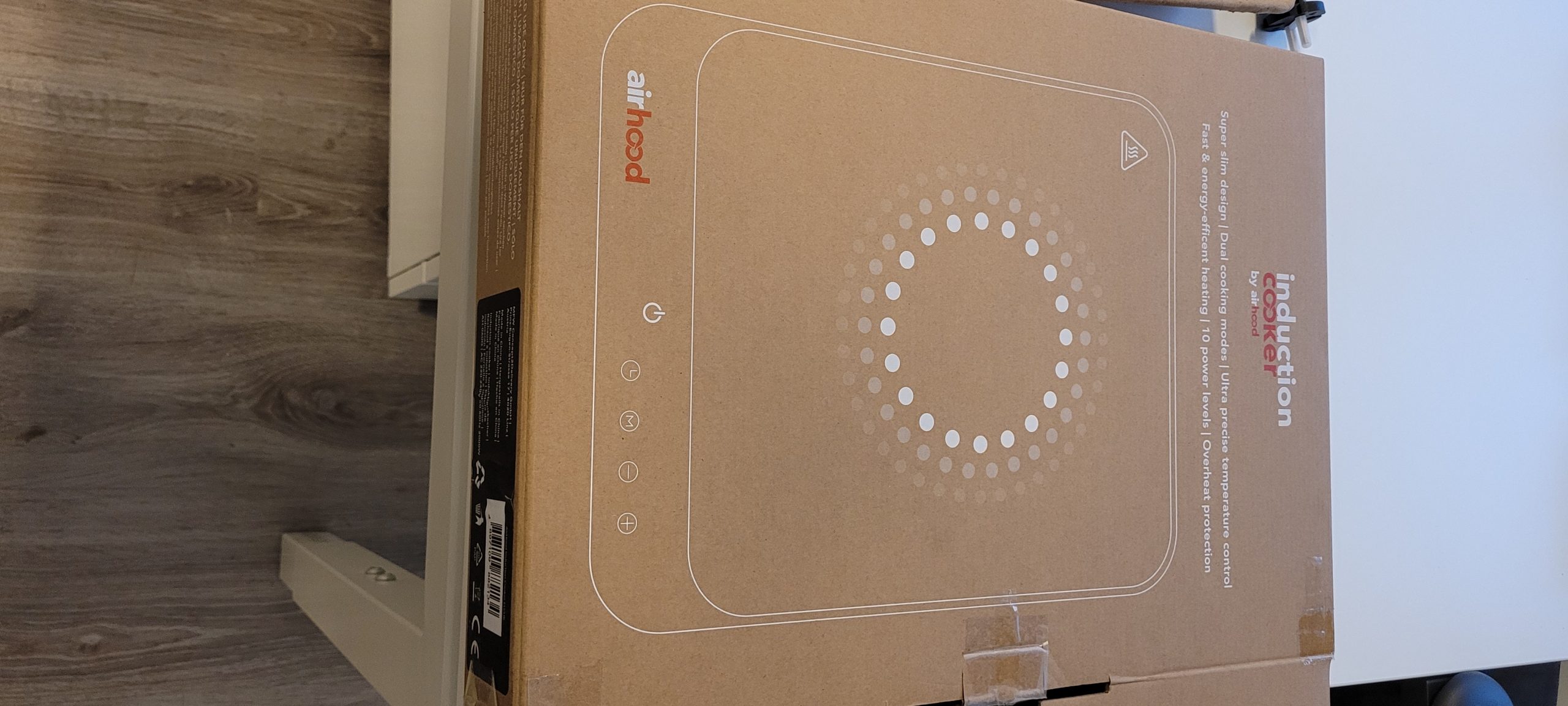 AirHood Draagbare Superdunne Inductiekookplaat | Showmodel - Afbeelding 4