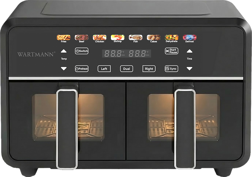 Wartmann dubbele airfryer Airfryer WM-2511 AF